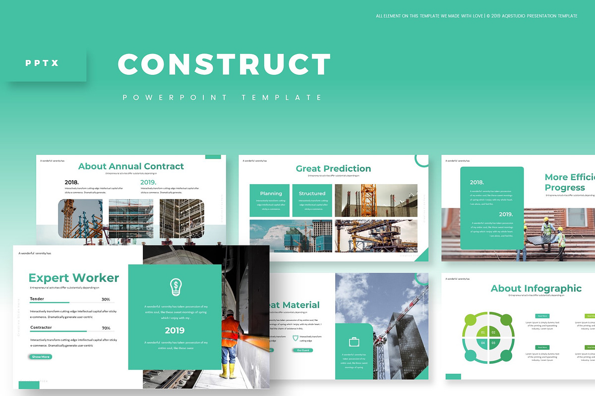 Construct - Powerpoint Template in PowerPoint Templates - product preview 8