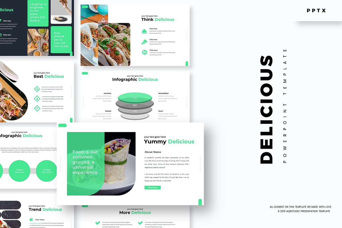 Delicious - Powerpoint Template in PowerPoint Templates - product preview 8