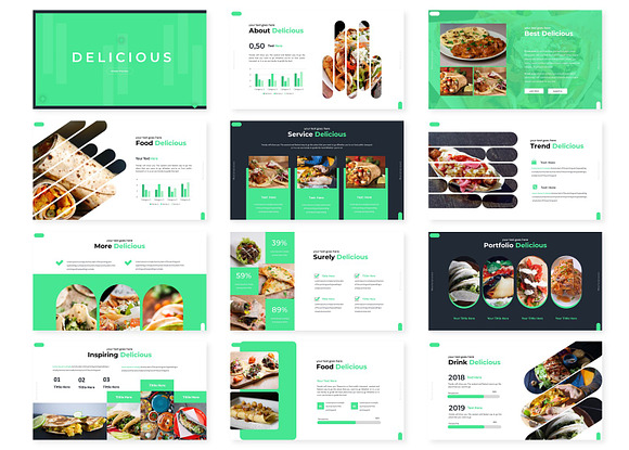 Delicious - Powerpoint Template in PowerPoint Templates - product preview 1