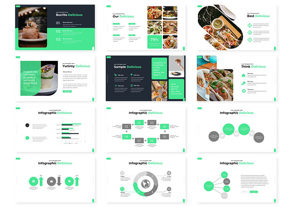 Delicious - Powerpoint Template in PowerPoint Templates - product preview 2