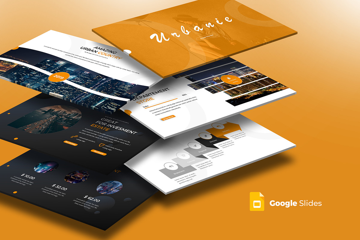 Urbanie - Google Slides Template in Google Slides Templates - product preview 8