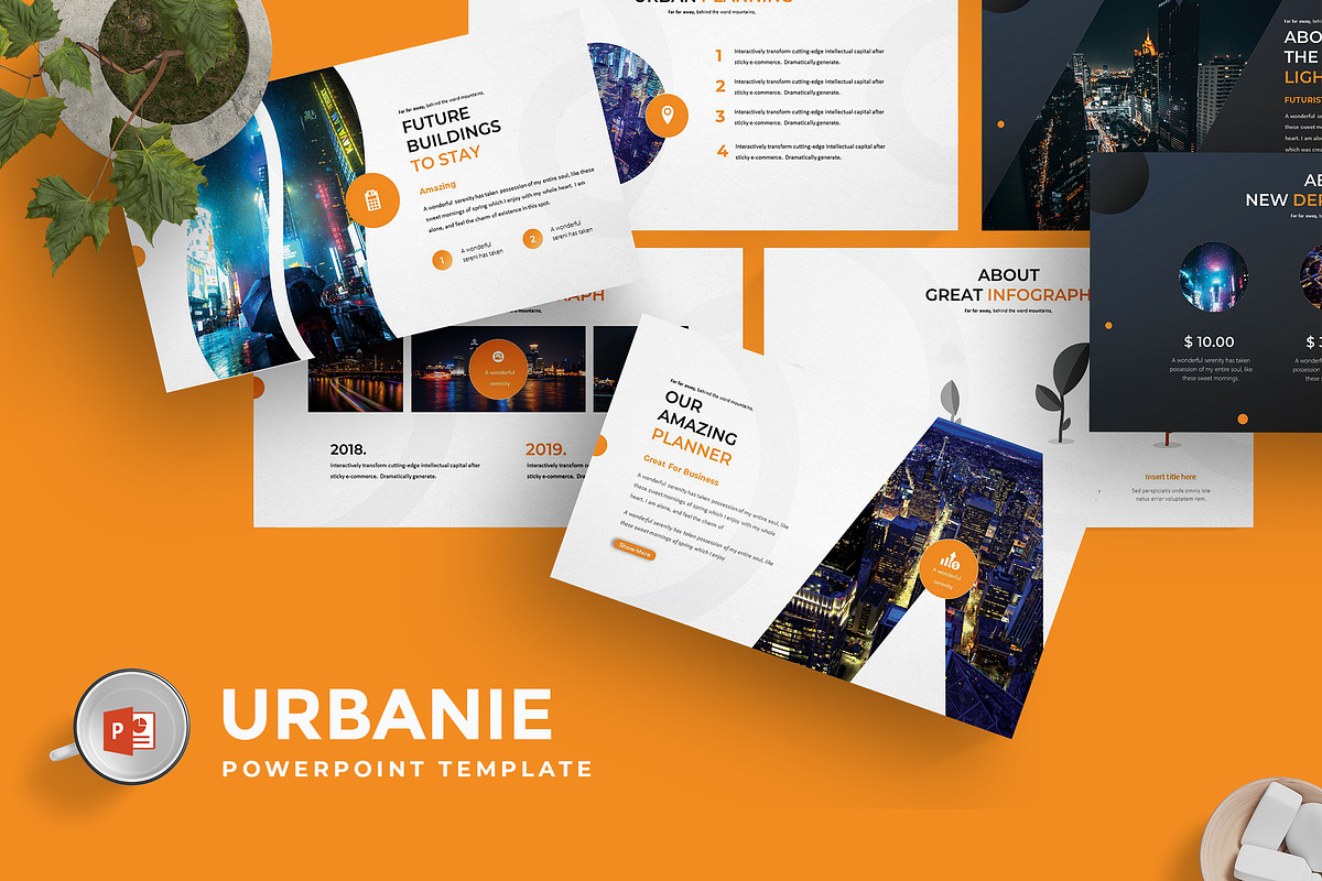 Urbanie - Powerpoint Template in PowerPoint Templates - product preview 8