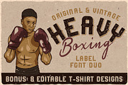 Heavy Boxing. Font Duo