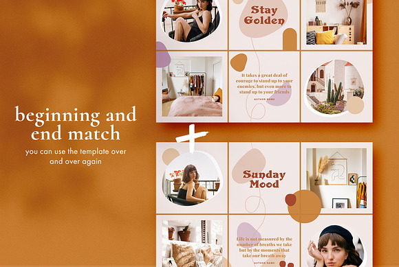 Robin Instagram puzzle | CANVA in Instagram Templates - product preview 6