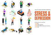 Stress & Depression Isometric Set