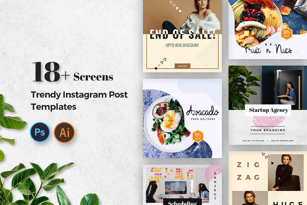 Instagram Post Templates in Instagram Templates - product preview 8