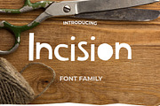Incision Cutout Typeface