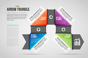 Arrow Triangle Infographic