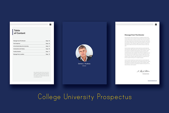 College University Prospectus in Brochure Templates - product preview 2