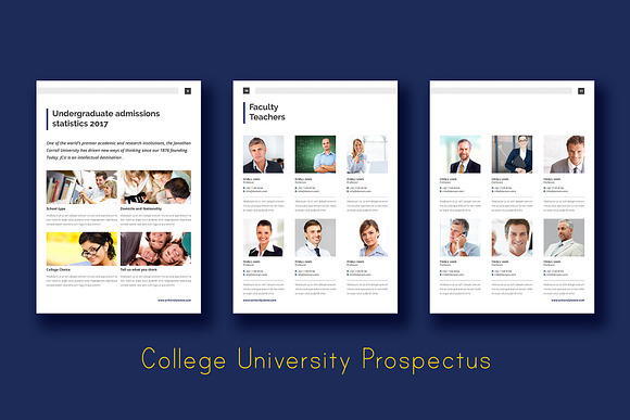 College University Prospectus in Brochure Templates - product preview 4