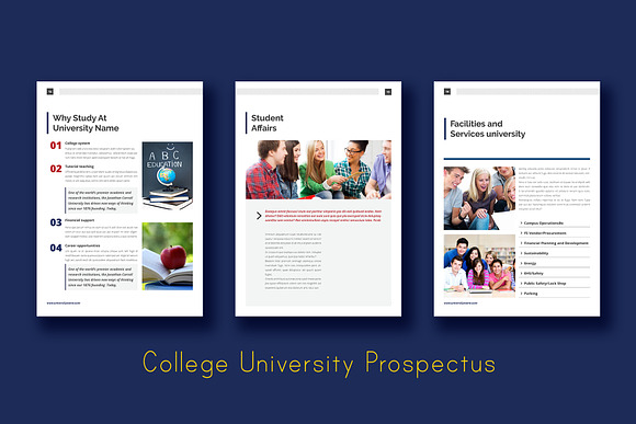 College University Prospectus in Brochure Templates - product preview 5