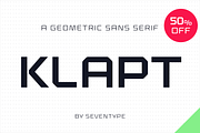 Klapt – Geometric Sans Serif Family