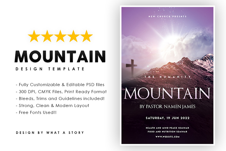 Mountain in Invitation Templates - product preview 8