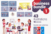 Business Illustrations Bundle Vol.1