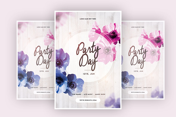 PARTY DAY in Invitation Templates - product preview 1