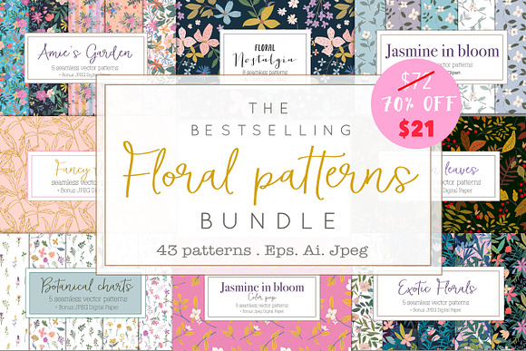 Best-selling patterns bundle in Patterns - product preview 8