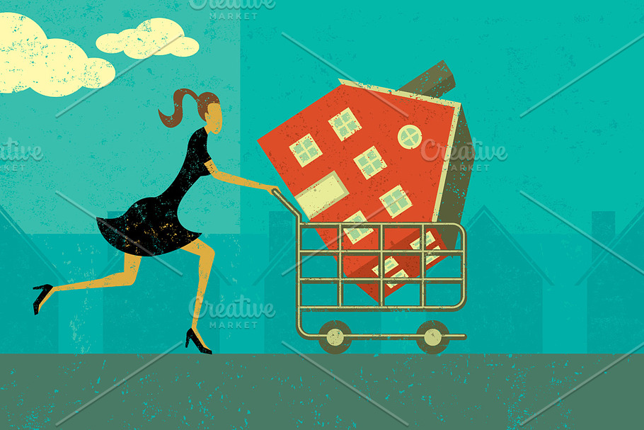 Shopping for a Home in Illustrations - product preview 8