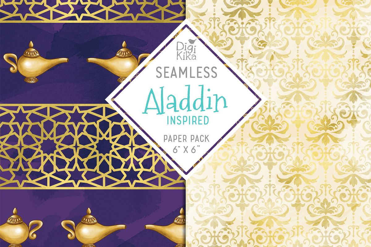 Aladdin Inspired Seamless Papers in Patterns - product preview 3