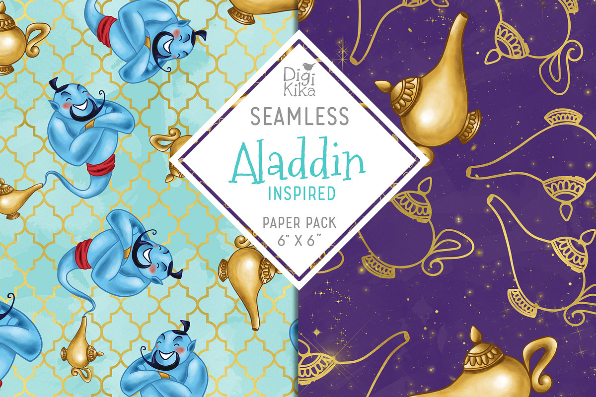 Aladdin Inspired Seamless Papers in Patterns - product preview 6