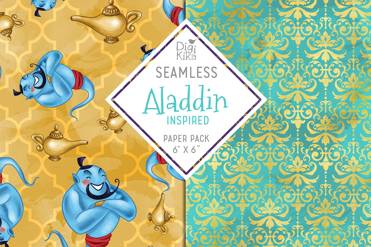 Aladdin Inspired Seamless Papers in Patterns - product preview 7