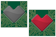Motherboard heart chip