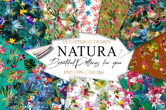 Natura | 10 Seamless Pattern in Patterns - product preview 7