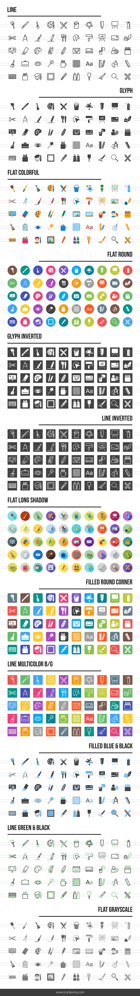 600 Art & Designing Icons in Graphics - product preview 1