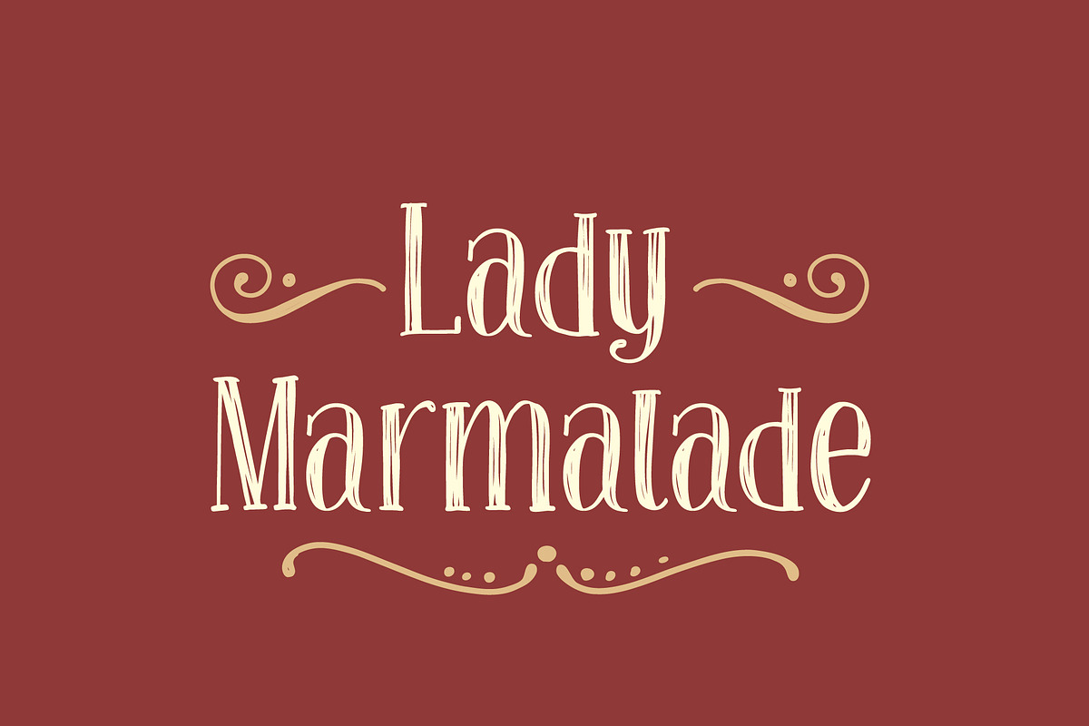 Lady Marmalade in Greek Fonts - product preview 8