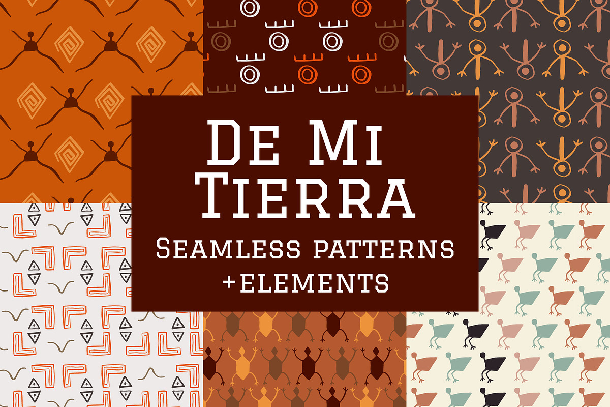 De Mi Tierra Seamless Pattern in Patterns - product preview 8
