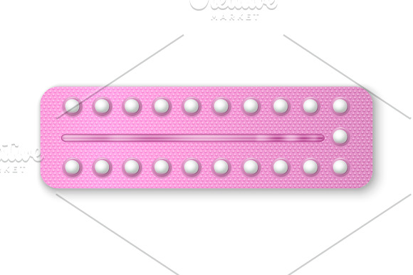 Birth Control Pills. in Illustrations - product preview 4