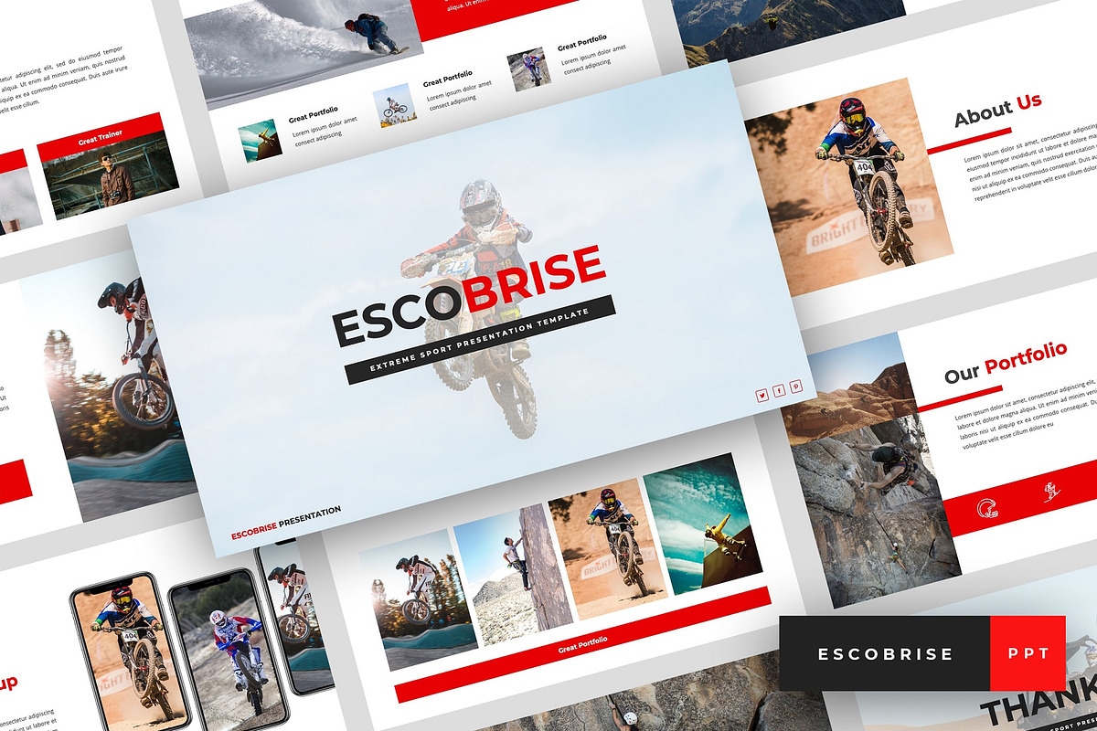 Escobrise - PowerPoint Template in PowerPoint Templates - product preview 8