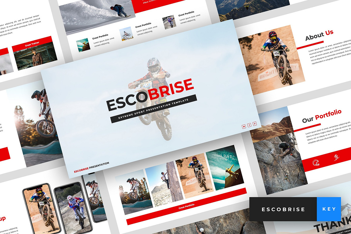 Escobrise - Keynote Template in Keynote Templates - product preview 8