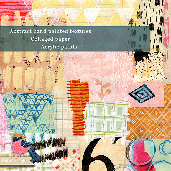 Mixed Media Papers: Abstract Papers in Textures - product preview 3