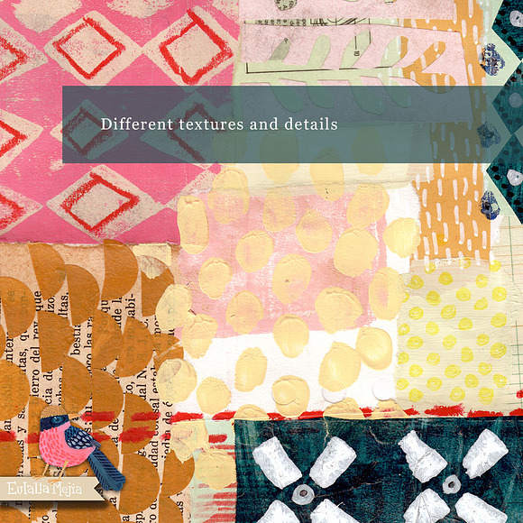 Mixed Media Papers: Abstract Papers in Textures - product preview 4