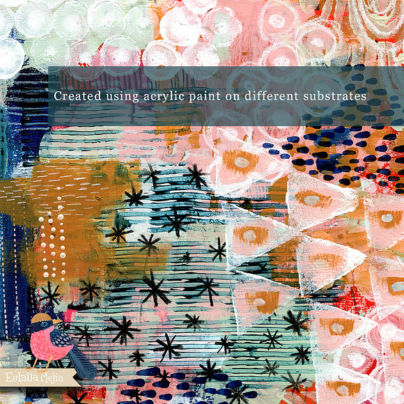 Mixed Media Papers: Abstract Papers in Textures - product preview 5