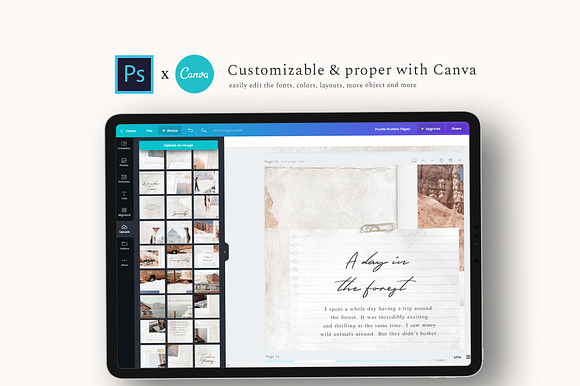 Puzzle Paper Instagram - Canva & PS in Instagram Templates - product preview 1