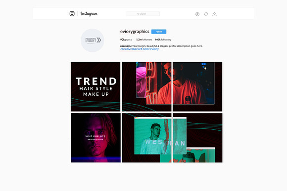 Instagram Puzzle - Canva & PS in Instagram Templates - product preview 1