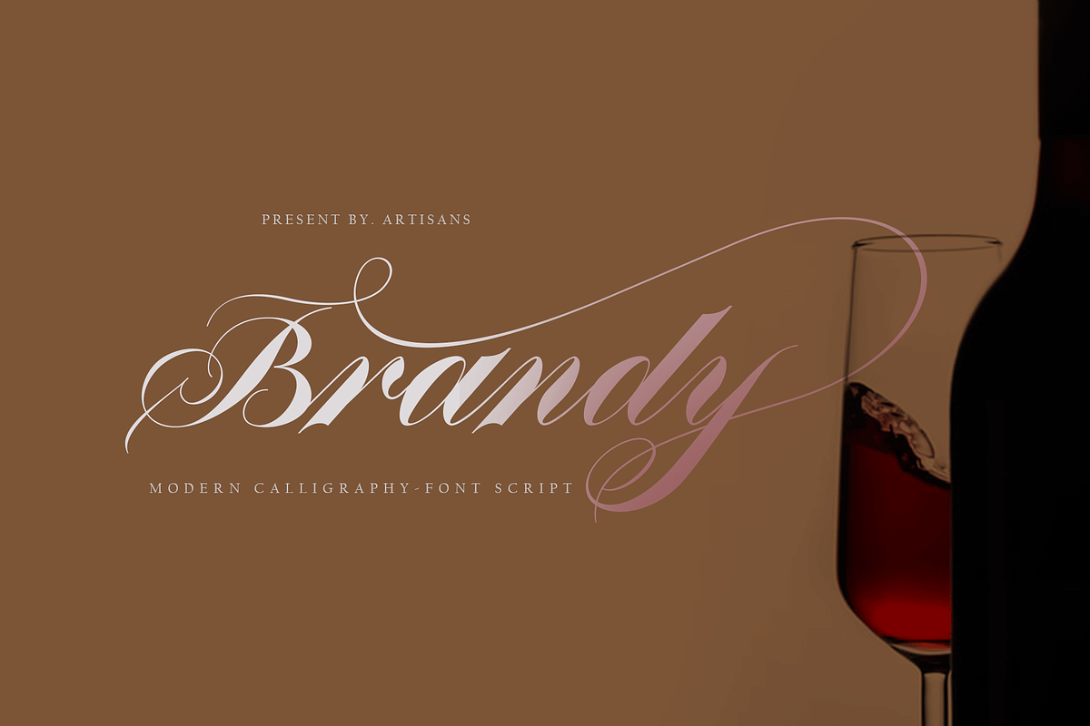 Brandy in Script Fonts - product preview 8