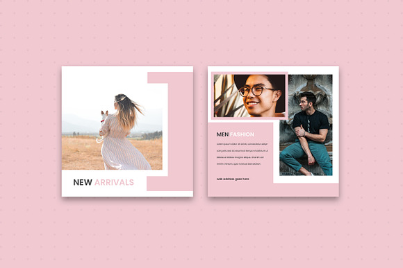Fashion Social Media Pack Template in Instagram Templates - product preview 4