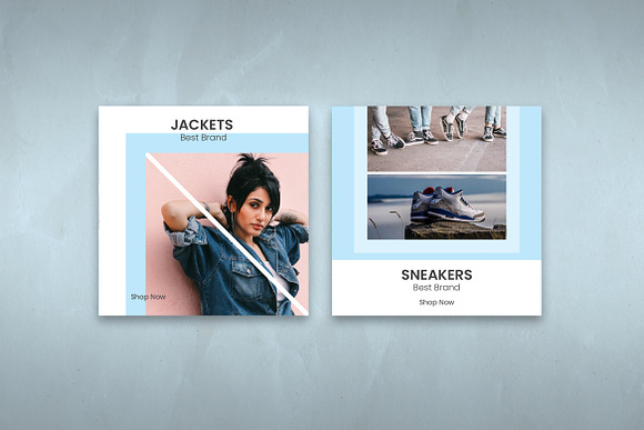 Creative Fashion Social Media Pack in Instagram Templates - product preview 4