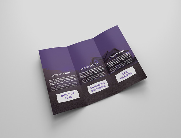Real Estate Tri-fold Brochures in Brochure Templates - product preview 1
