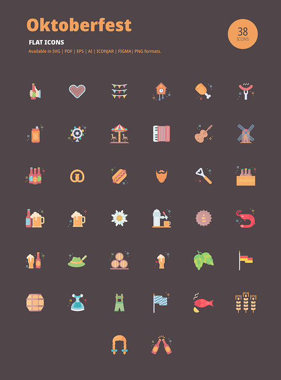 Oktoberfest Icons in Icons - product preview 2