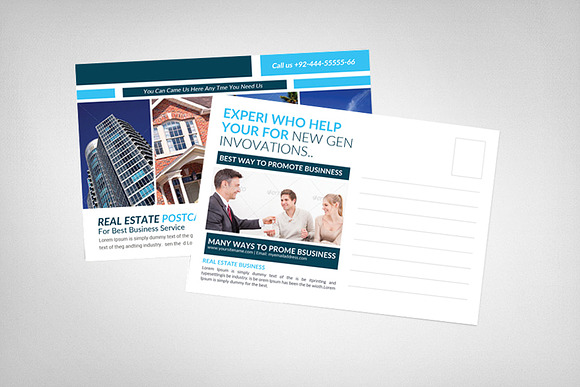 Real Estate Postcard Template in Postcard Templates - product preview 1