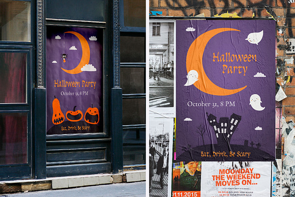 Halloween Invitations & Banners in Illustrations - product preview 5