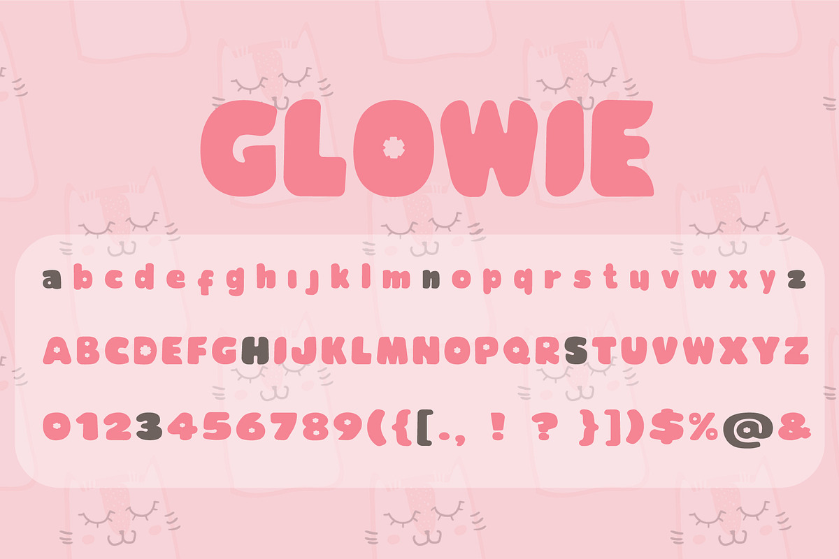 Glowie Fun Font in Symbol Fonts - product preview 6