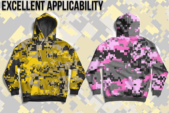 Fashion Pixel Camouflage Patterns in Patterns - product preview 2