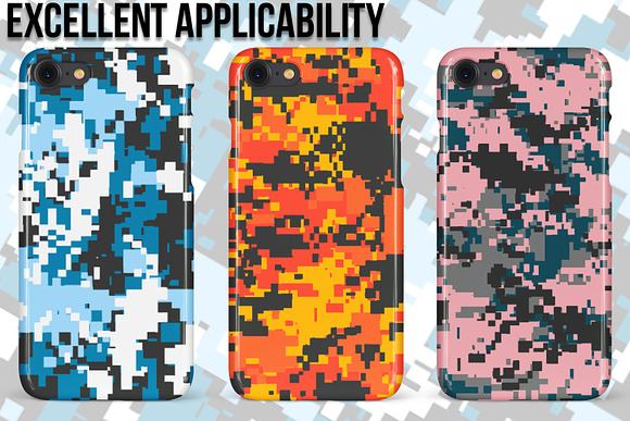 Fashion Pixel Camouflage Patterns in Patterns - product preview 3