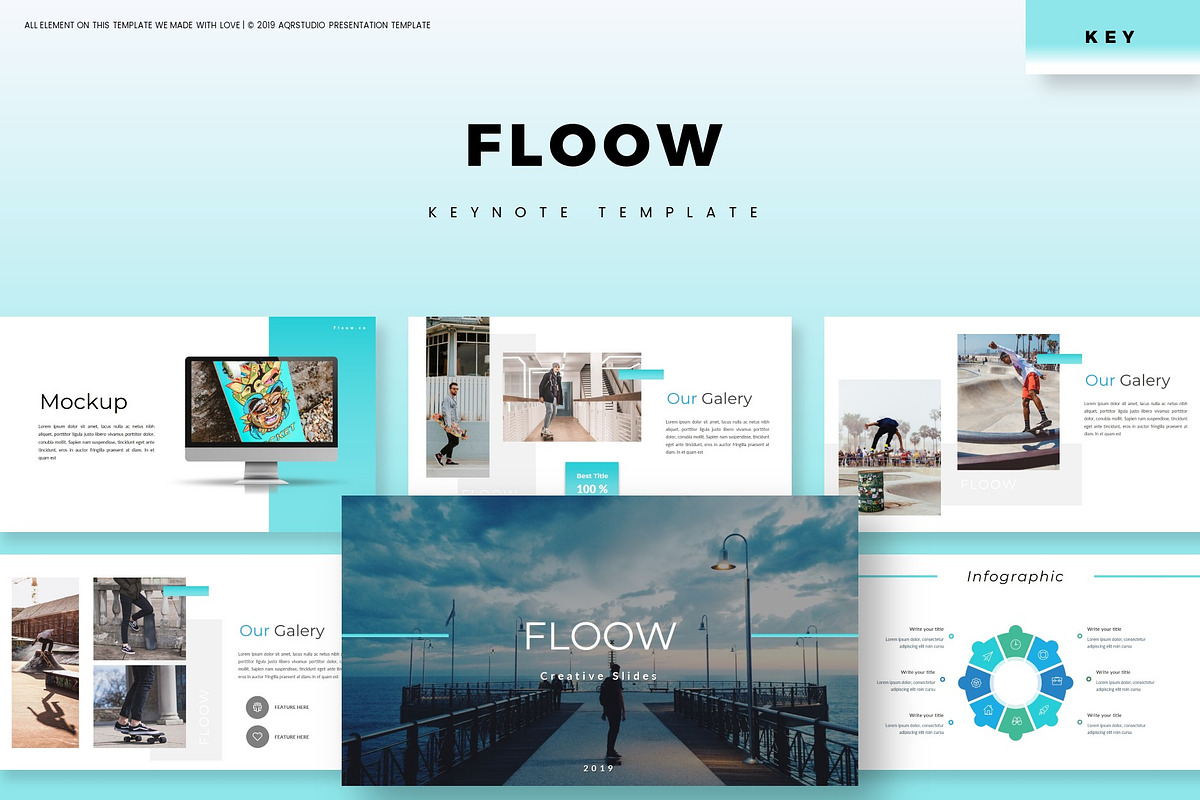Flow - Keynote Template in Keynote Templates - product preview 8