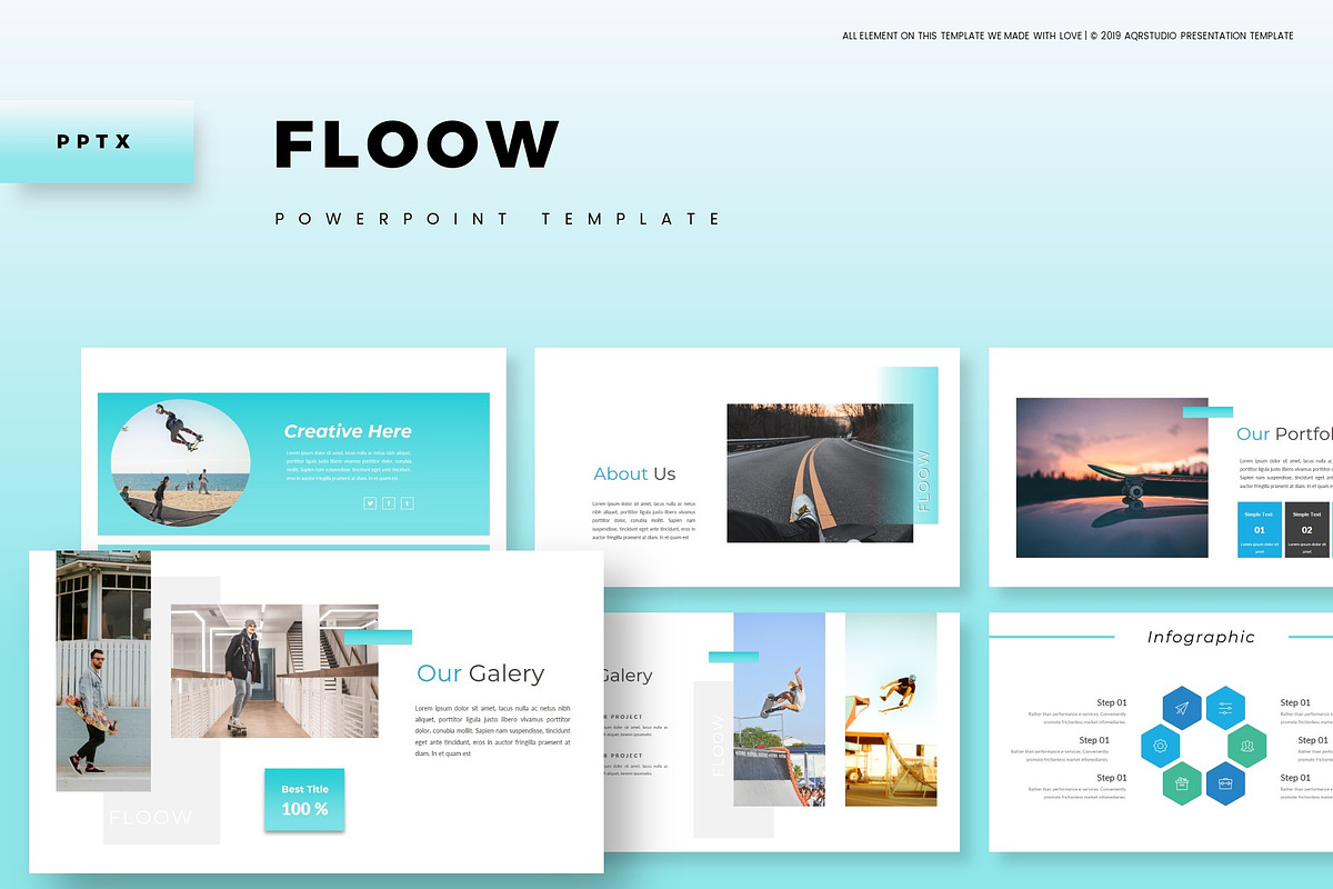 Flow - Powerpoint Template in PowerPoint Templates - product preview 8