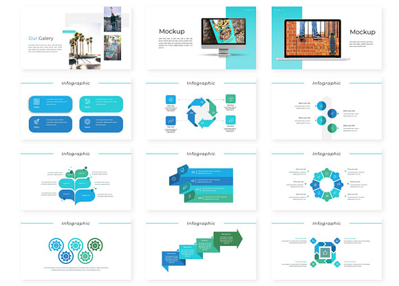 Flow - Powerpoint Template in PowerPoint Templates - product preview 2